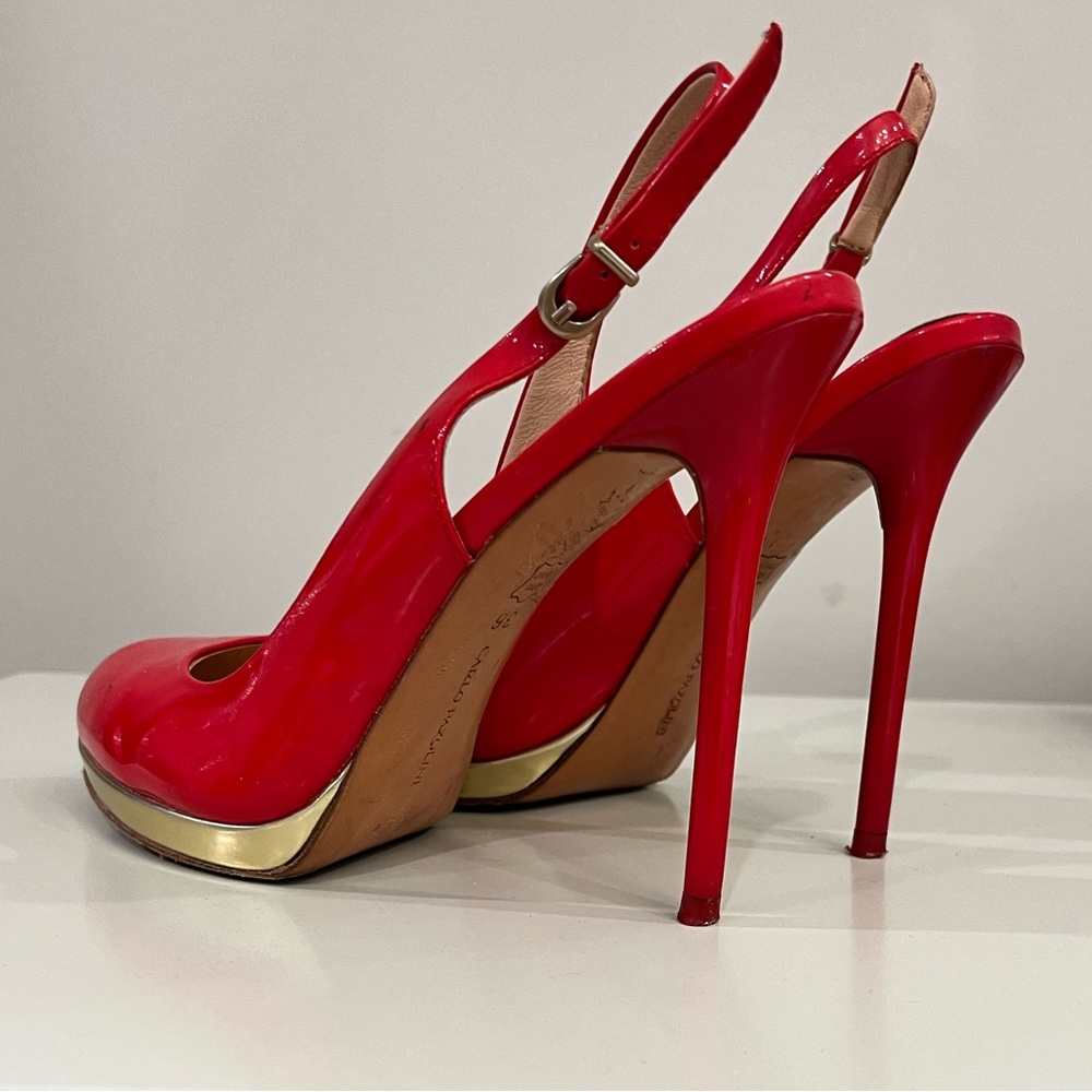 Carlo Pazolini patent leather high heels